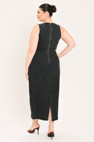 URBAN CHIC DENIM MIDI DRESS - Glamourous Grace