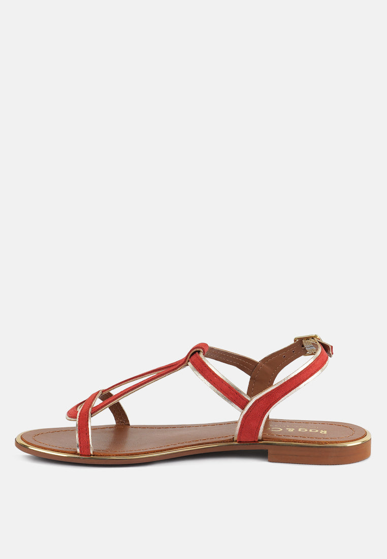 Feodora Flat Slip On Sandals - Glamourous Grace