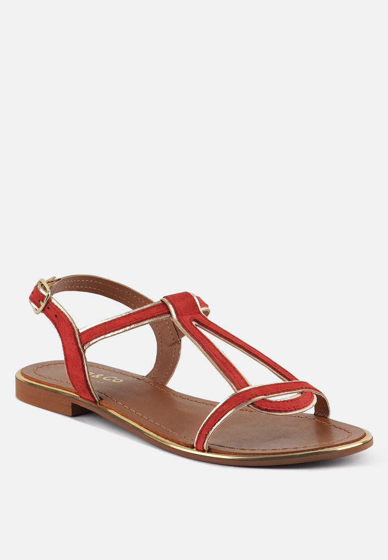 Feodora Flat Slip On Sandals - Glamourous Grace