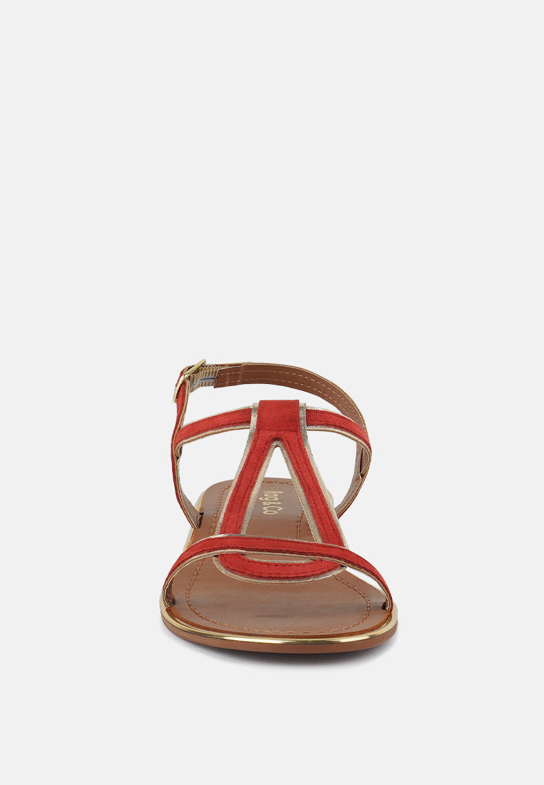 Feodora Flat Slip On Sandals - Glamourous Grace