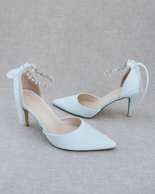 Wedding Pumps with Amaryllis Crystal Strap