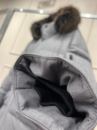 Men's Genuine Fur Trim Sorona® Fill Coat