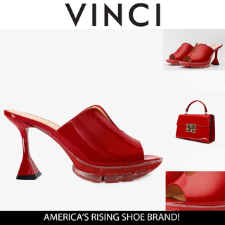 The Caratal Red Patent Leather Women Sandal - Glamourous Grace