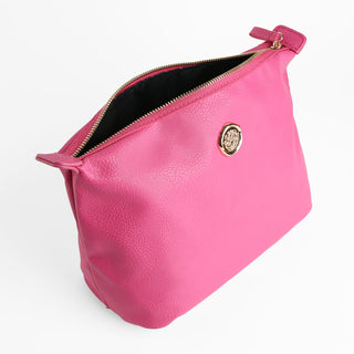 Raspberry Pink Large Cosmetic Bag