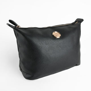 Onyx Black Large Cosmetic Bag
