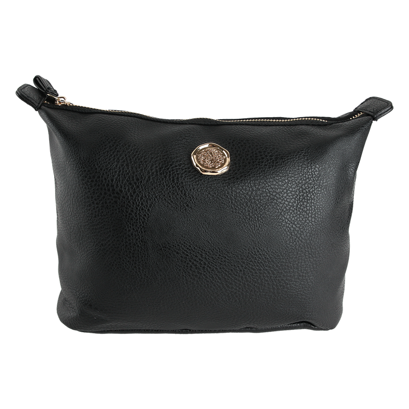 Onyx Black Large Cosmetic Bag