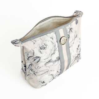 Faded Rose Large Cosmetic Bag