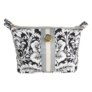 Damask Noire Large Cosmetic Bag