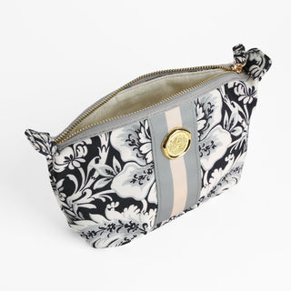 Damask Noire Small Cosmetic Bag