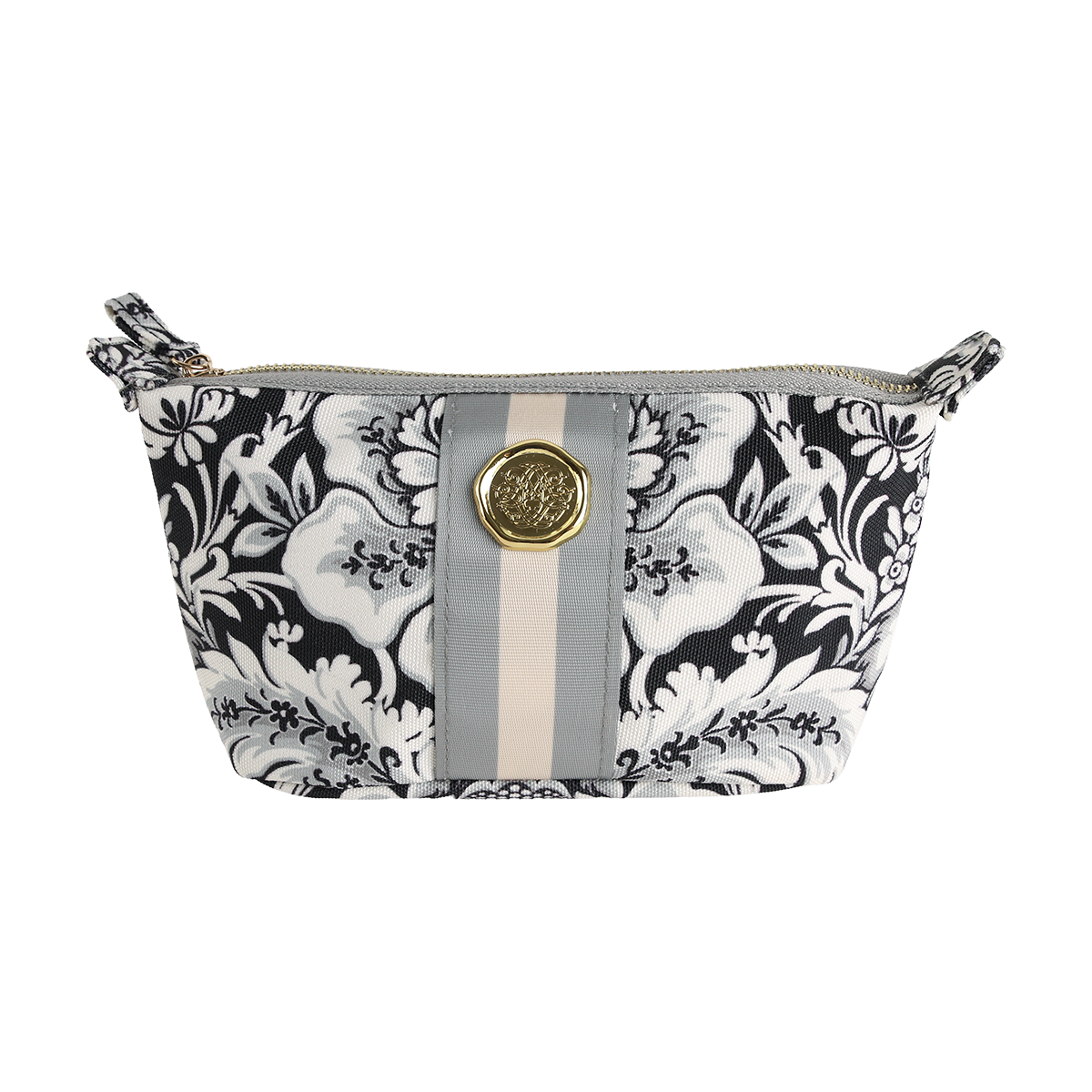 Damask Noire Small Cosmetic Bag