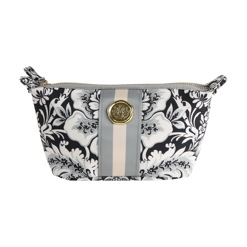 Damask Noire Small Cosmetic Bag