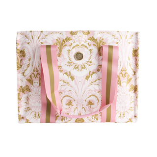 Pink Damask Tote Bag