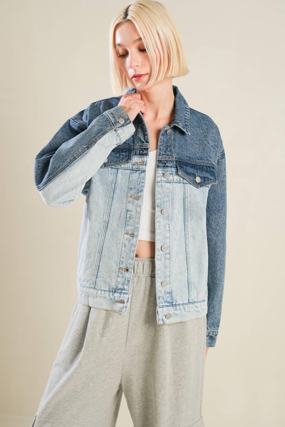 A BAR SONG DENIM JACKET - Glamourous Grace