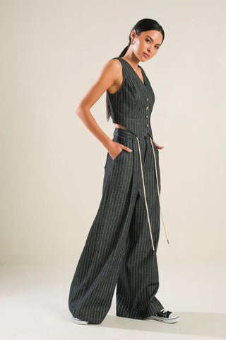 HAZY DAYS DENIM VEST - Glamourous Grace