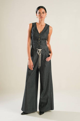 HAZY DAYS DENIM VEST - Glamourous Grace