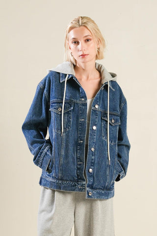 CROSS YOUR MIND DENIM JACKET - Glamourous Grace