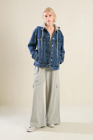 CROSS YOUR MIND DENIM JACKET - Glamourous Grace