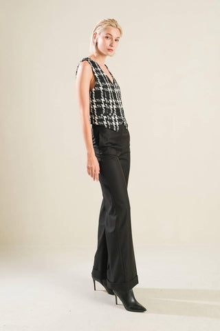WHEN I'M WITH YOU TWEED VEST - Glamourous Grace