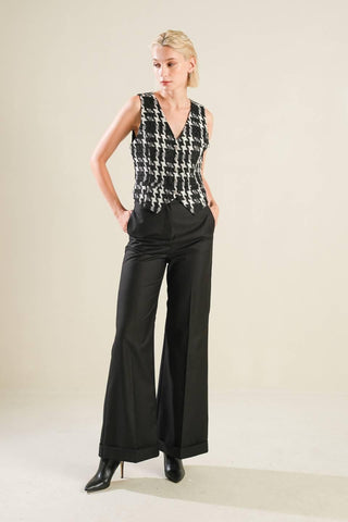 WHEN I'M WITH YOU TWEED VEST - Glamourous Grace
