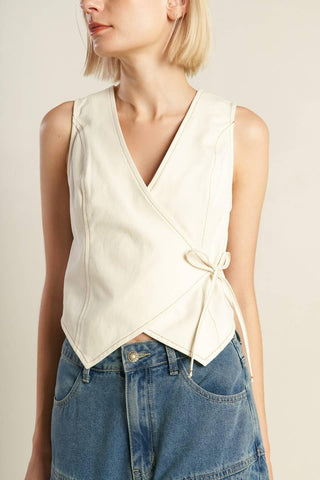WATCHING THE WIND WOVEN VEST - Glamourous Grace