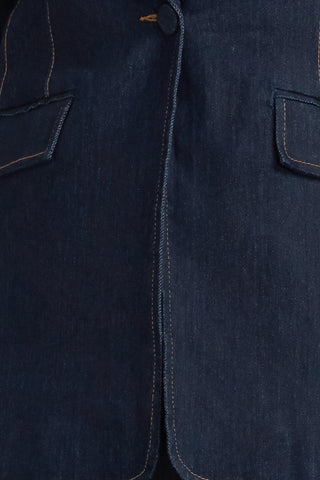 URBAN PANEL DENIM BLAZER - Glamourous Grace
