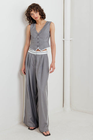 POWER LINES WOVEN VEST