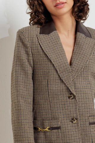 PREPPY EDGE WOVEN JACKET - Glamourous Grace