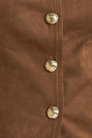 MIDNIGHT MESA STYLE FAUX SUEDE VEST - Glamourous Grace