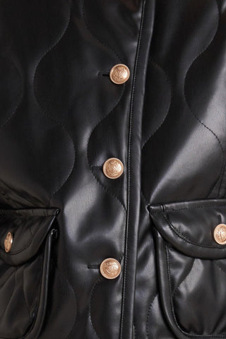 MOTO CHIC FAUX LEATHER JACKET - Glamourous Grace