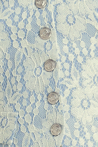 EASY ELEGANCE WOVEN LACE VEST