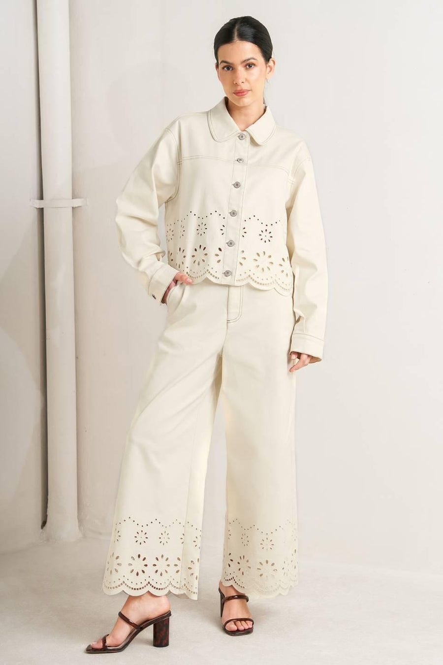 SUNDAY LEAF TWILL JACKET - Glamourous Grace