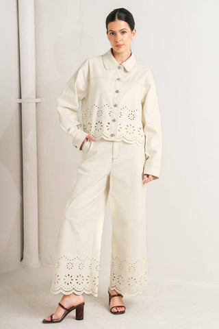 SUNDAY LEAF TWILL JACKET - Glamourous Grace