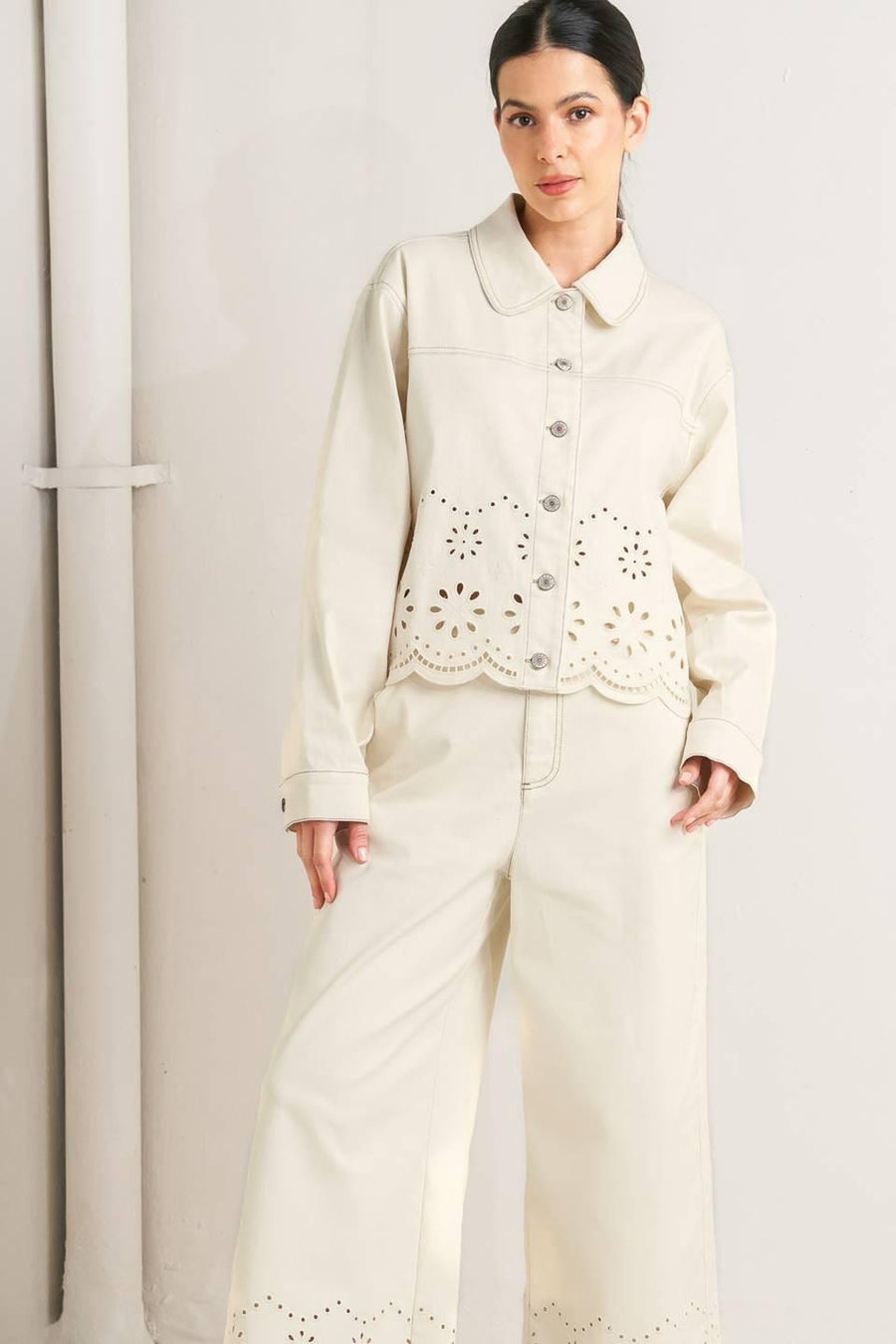 SUNDAY LEAF TWILL JACKET - Glamourous Grace