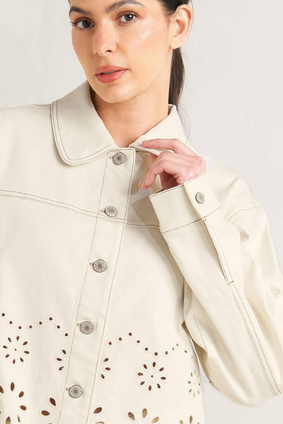 SUNDAY LEAF TWILL JACKET - Glamourous Grace