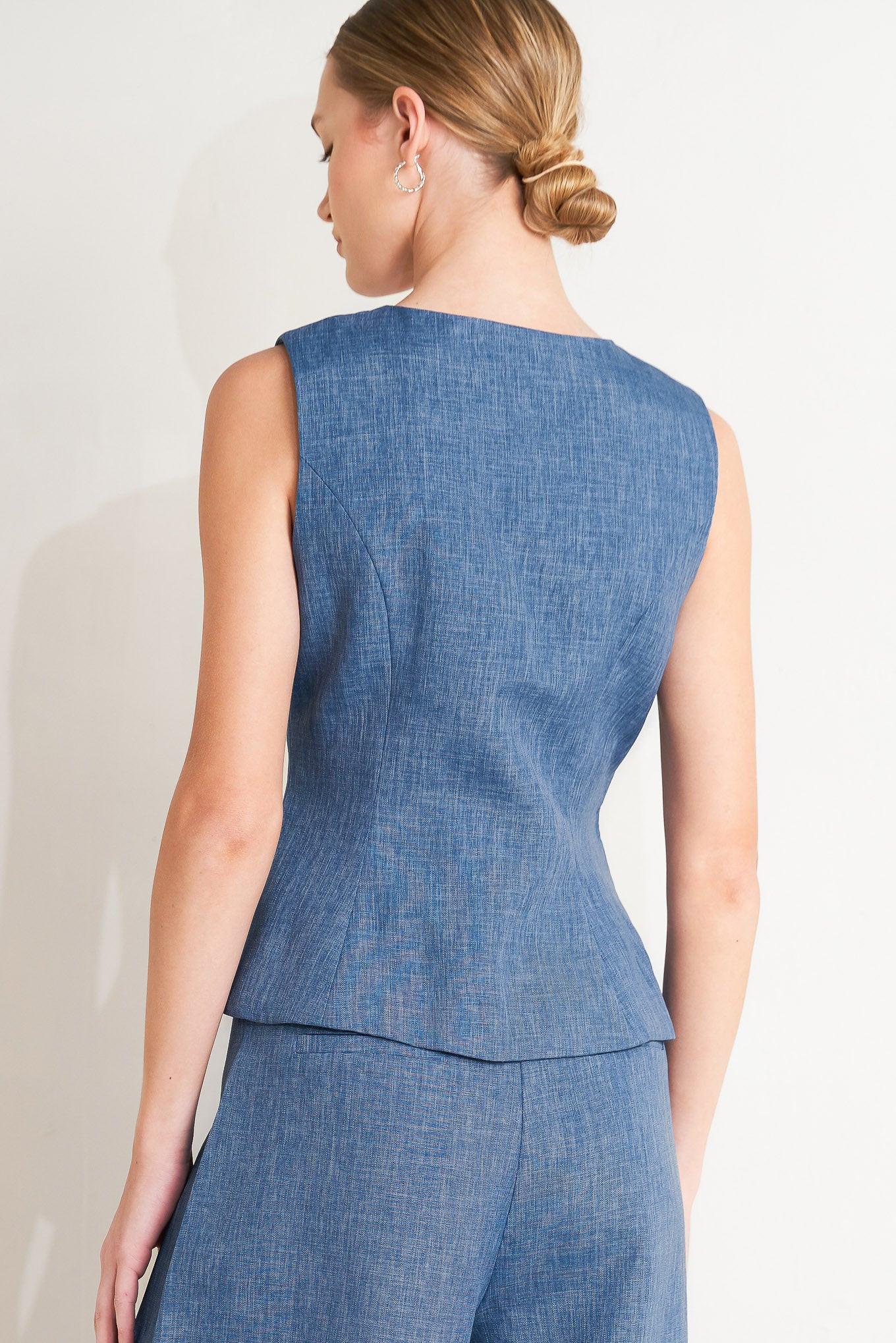 POWER MOVE WOVEN VEST - Glamourous Grace