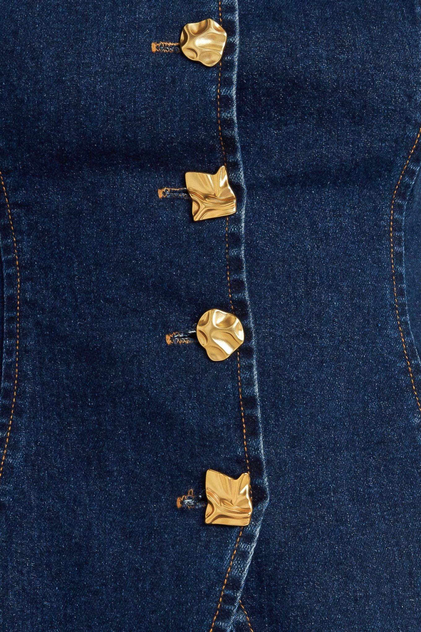 QUIET LUXE DENIM TOP - Glamourous Grace