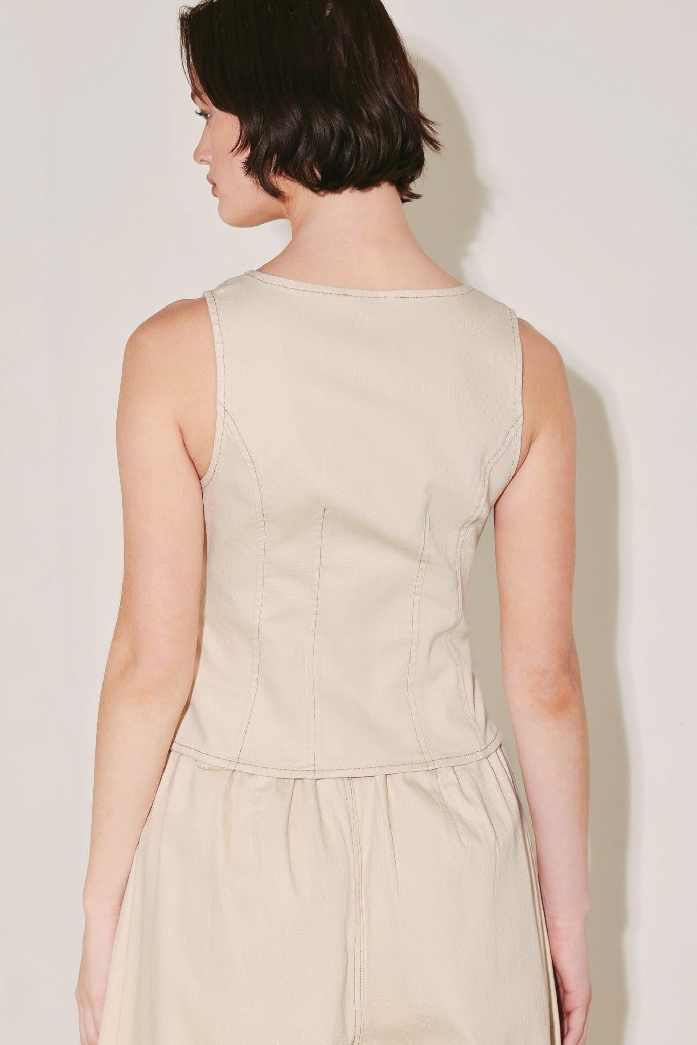 DAYLIGHT GROOVE WOVEN VEST - Glamourous Grace