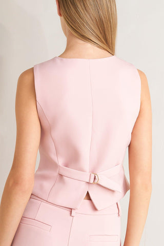 ELEVATED CLASSIC WOVEN VEST - Glamourous Grace