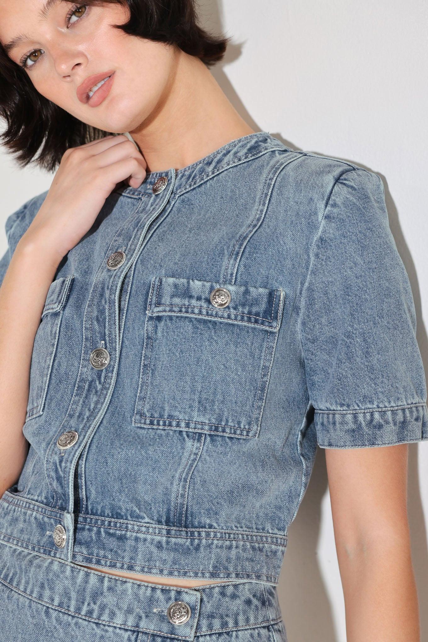STREET MUSE DENIM JACKET - Glamourous Grace
