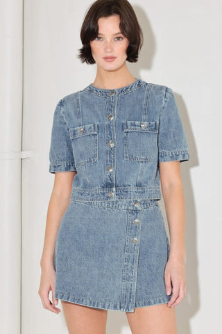 STREET MUSE DENIM JACKET - Glamourous Grace