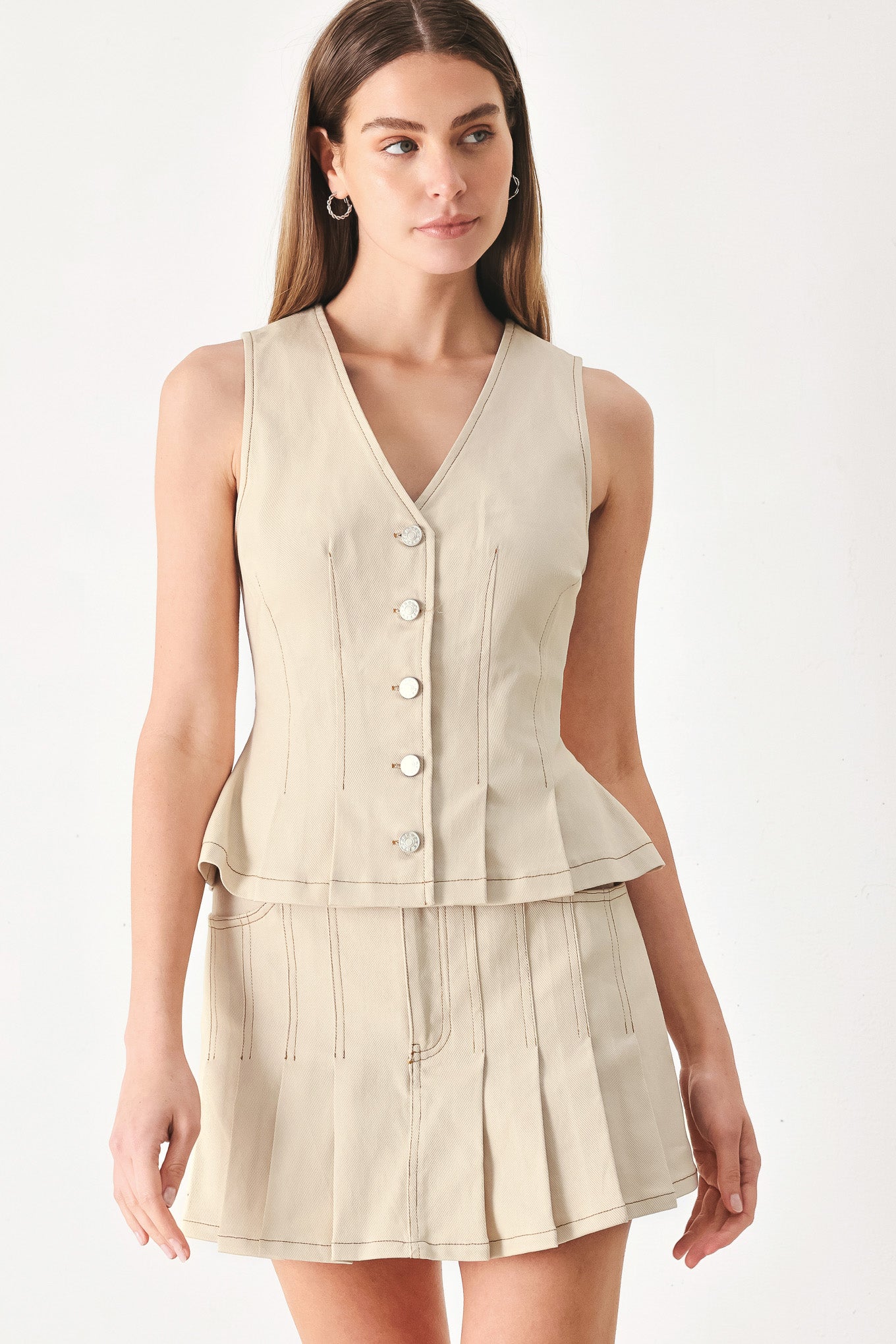 SOFT POWER WOVEN VEST - Glamourous Grace