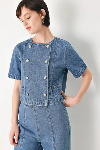 CITY ARMOR DENIM JACKET - Glamourous Grace
