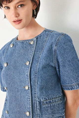 CITY ARMOR DENIM JACKET - Glamourous Grace