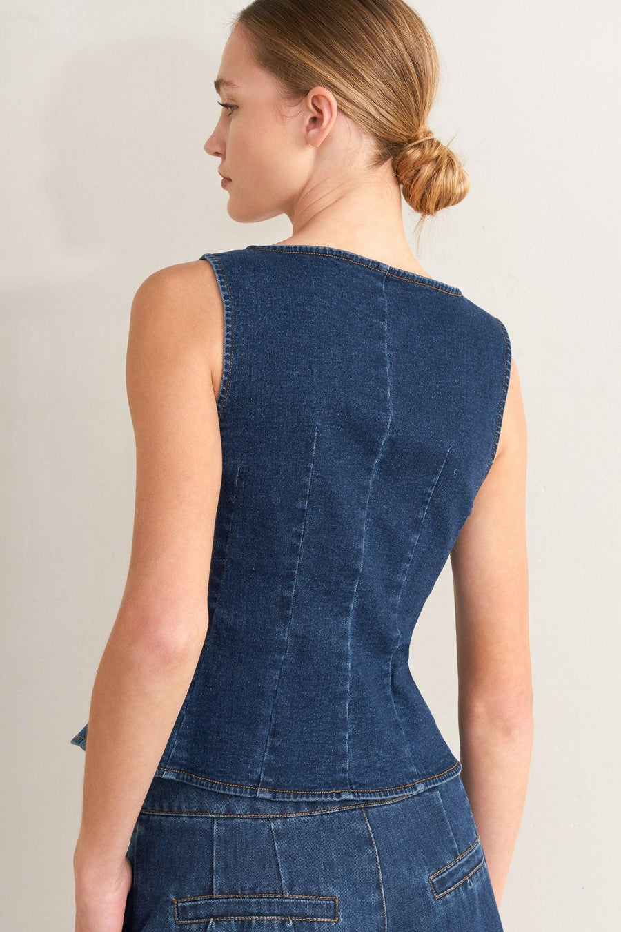 RETRO STREET DENIM VEST - Glamourous Grace