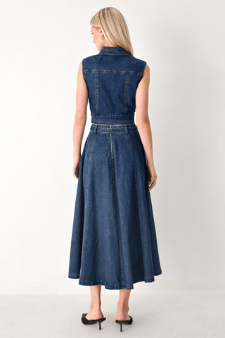 SWEET TALKER DENIM CROP VEST - Glamourous Grace