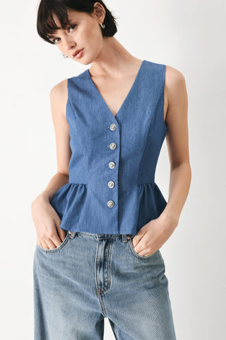 CASUAL ROMANCE WOVEN VEST - Glamourous Grace