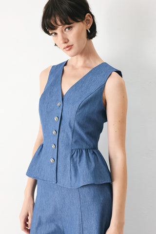 CASUAL ROMANCE WOVEN VEST - Glamourous Grace
