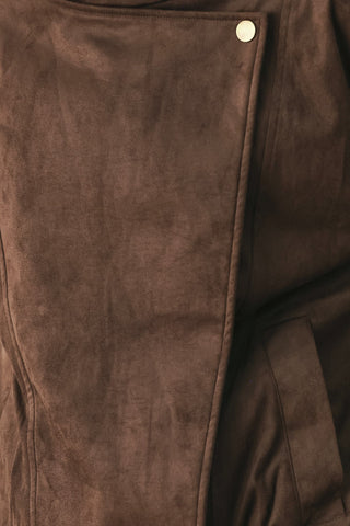 DOWNTOWN DARLING FAUX LEATHER BOMBER JACKET