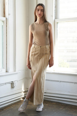 BETWEEN THE PAGES WOVEN SKIRT - Glamourous Grace