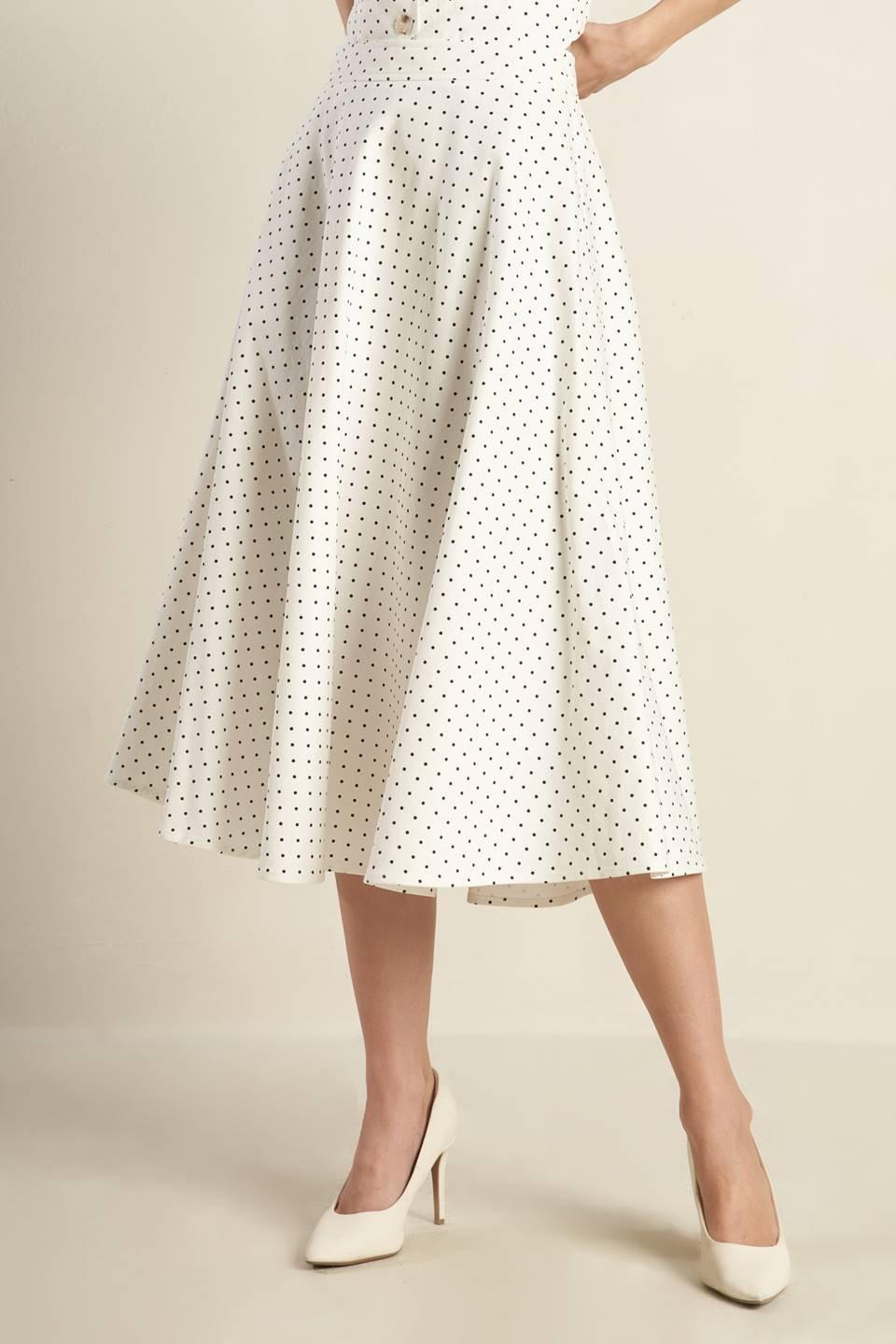 WALK WITH ME WOVEN MIDI SKIRT - Glamourous Grace